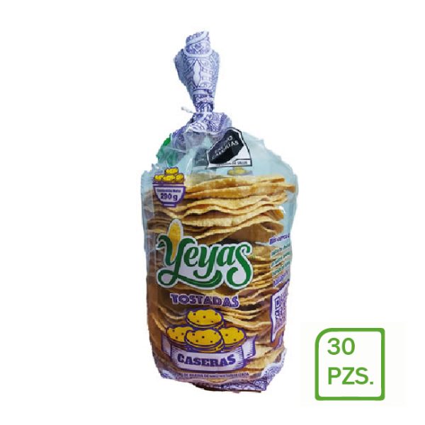 TOSTADA PLANA YEYAS 30PZ